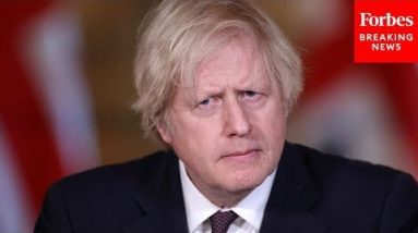 Boris Johnson Holds Climate Change Kids Press Briefing Prior To COP26 Global Summit