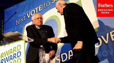 Bernie Sanders Stumps For Gov. Phil Murphy In New Jersey Governor's Race