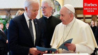 Biden Meets Pope Francis At The Vatican, Calls Him 'Warrior For Peace'