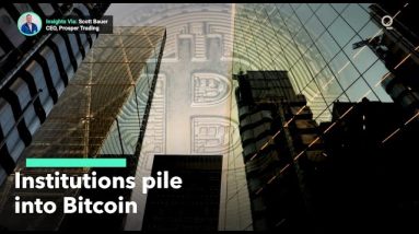 Institutions Pile Into Bitcoin
