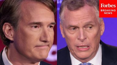'This Race Is Tied': Glenn Youngkin Campaigns Against McAuliffe In Virginia Governor's Race Poll