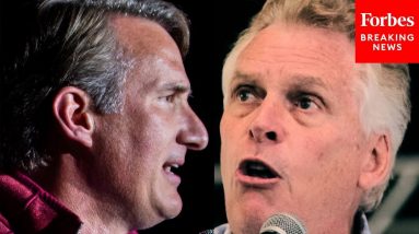 Glenn Youngkin Holds Rally As Biden Visits Virginia To Stump For McAuliffe