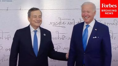 President Biden Arrives At G20 Summit In Rome