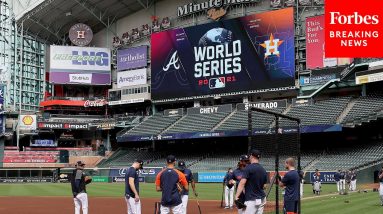 Sheila Jackson Lee Cheers On Astros As They Kick Off World Series