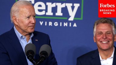 JUST IN: Biden Joins Terry McAuliffe One Week Before Election Day In Virginia Governor Race