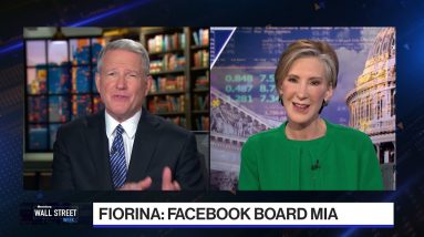 Wall Street Week: Facebook Board at times MIA Says Fiorina