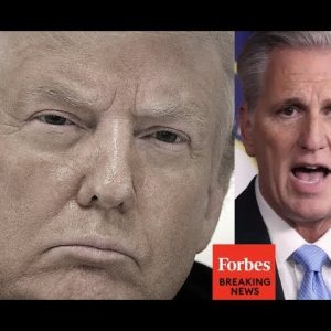 McCarthy Asked Point Blank If GOP Should Distance Themselves From Trump After Youngkin Win