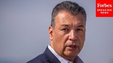 Alex Padilla Celebrates California's Success In Administering Vaccines