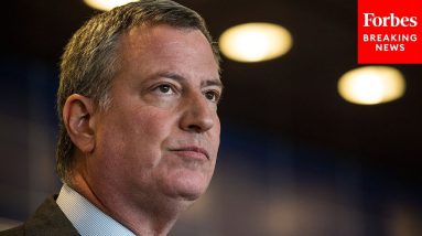 Bill de Blasio Announces Thousands Of Elementary School Students Vaccinated At School