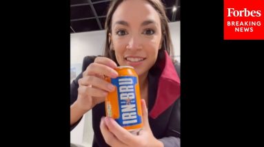 Viral AOC Video: Dem Lawmaker Tries Irn-Bru, Known As 'Scotland's Other National Drink' At COP26