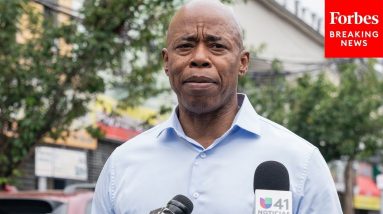 Eric Adams Holds A Campaign Event Day Before Voters Head To Polls