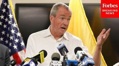 Phil Murphy Holds Covid-19 Press Briefing Day Before Voters Head To The Polls In New Jersey