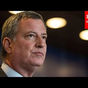 Bill de Blasio Holds A Press Briefing As Children Aged 5-11 Get Covid-19 vaccines