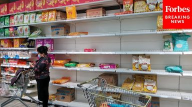 Statement By China's Ministry Of Commerce Sets Off Brief Food Buying Panic
