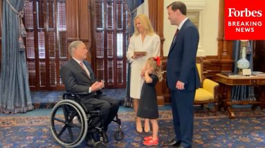Texas Gov. Greg Abbott Swears In New Justice To State Supreme Court